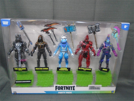 Fortnite Party Pack Squad Mode 5 Figures 16 Pieces | Ozzy's Antiques, Collectibles & More