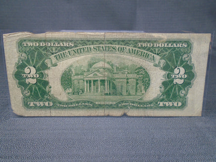 1953-B United States Jefferson Two Dollar Bill Red Seal | Ozzy's Antiques, Collectibles & More