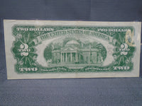 1963 United States Jefferson Two Dollar Bill Red Seal | Ozzy's Antiques, Collectibles & More