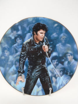Elvis Presley  "68 Comeback Special" Collector Plate #4908E- Delphi 1990 | Ozzy's Antiques, Collectibles & More