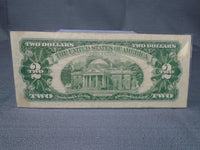 1963 United States Jefferson Two Dollar Bill Red Seal | Ozzy's Antiques, Collectibles & More