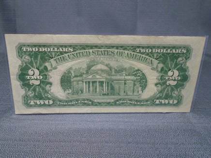 1963 United States Jefferson Two Dollar Bill Red Seal | Ozzy's Antiques, Collectibles & More
