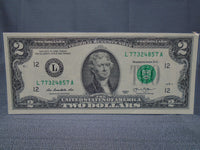 2013 $2 Federal Reserve Note Uncirculated | Ozzy's Antiques, Collectibles & More