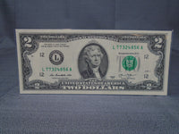 2013 $2 Federal Reserve Note Uncirculated | Ozzy's Antiques, Collectibles & More