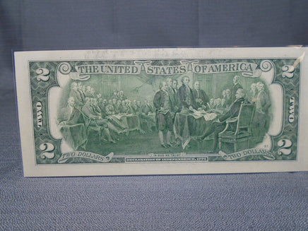 2013 $2 Federal Reserve Note Uncirculated | Ozzy's Antiques, Collectibles & More