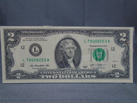 2013 $2 Federal Reserve Note Uncirculated | Ozzy's Antiques, Collectibles & More