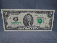 2017-A $2 Federal Reserve Note Uncirculated | Ozzy's Antiques, Collectibles & More