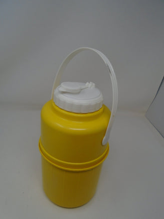 Vintage Bee Plastics 10" High Yellow Plastic Cooler Jug | Ozzy's Antiques, Collectibles & More
