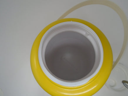 Vintage Bee Plastics 10" High Yellow Plastic Cooler Jug | Ozzy's Antiques, Collectibles & More