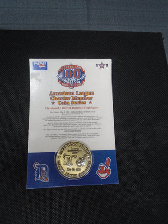 American League Charter Member Coin Cleveland Indians 1 of 3 Detroit Tigers | Ozzy's Antiques, Collectibles & More