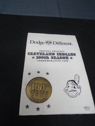 Cleveland Indians 100th Season Commemorative Coin 2000 | Ozzy's Antiques, Collectibles & More