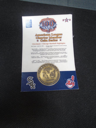 American League Charter Member Coin Cleveland Indians 2 of 3 White Sox | Ozzy's Antiques, Collectibles & More