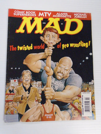 Vintage MAD Magazine Feb 1999  No 378- Mad Twisted World Of Pro Wrestling | Ozzy's Antiques, Collectibles & More