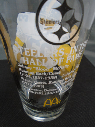 McDonald's Collectors Series  1990 Steelers Hall Of Fame Glass- Johnny Blood | Ozzy's Antiques, Collectibles & More