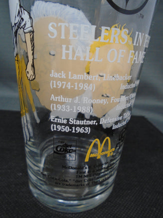 McDonald's Collectors Series  1990 Steelers Hall Of Fame Glass- Jack Lambert | Ozzy's Antiques, Collectibles & More