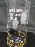 McDonald's Collectors Series Super Bowl XIII Glass- Joe Greene | Ozzy's Antiques, Collectibles & More