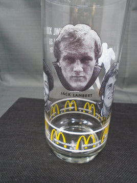 McDonald's Collectors Series Super Bowl XIII Glass- Jack Lambert | Ozzy's Antiques, Collectibles & More