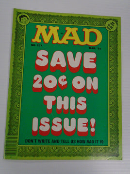 Vintage MAD Magazine  March 1983 No 237 | Ozzy's Antiques, Collectibles & More