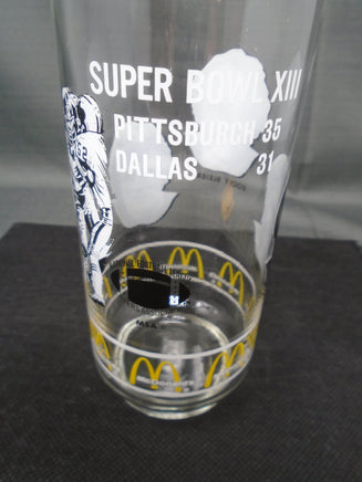 McDonald's Collectors Series Super Bowl XIII Glass- Rocky Bleier | Ozzy's Antiques, Collectibles & More