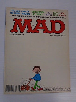 Vintage MAD Magazine Oct 1979 No 210 | Ozzy's Antiques, Collectibles & More