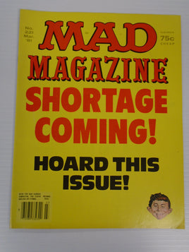 Vintage MAD Magazine March 1981 No 221 | Ozzy's Antiques, Collectibles & More