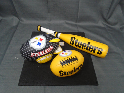 Steelers Lot-Spongy Football(2010), Blimp & Bat(2009) | Ozzy's Antiques, Collectibles & More