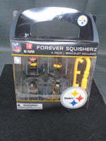 NFL Forever Squisherz 2 Steelers -4 Pack | Ozzy's Antiques, Collectibles & More