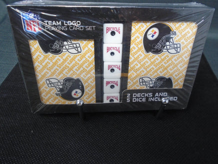 NFL  Playing Card Set-2 Decks & Dice | Ozzy's Antiques, Collectibles & More
