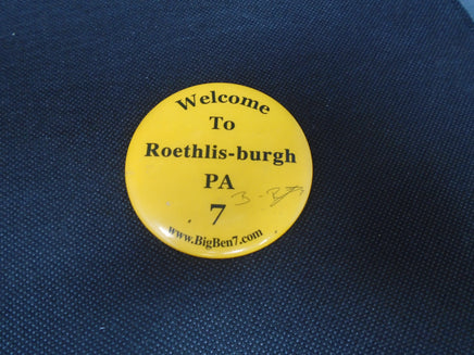 NFL  Steelers Welcome Pin  Roethis-burg PA #7 | Ozzy's Antiques, Collectibles & More