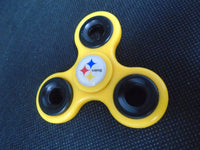 NFL Pittsburgh Steelers Yellow Fidget Spinner | Ozzy's Antiques, Collectibles & More