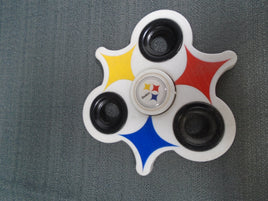 NFL Pittsburgh Steelers White W/ Steelers Logo Fidget Spinner | Ozzy's Antiques, Collectibles & More