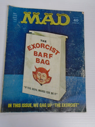 Vintage MAD Magazine Oct 1974 No 170 | Ozzy's Antiques, Collectibles & More