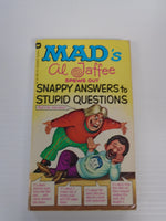 Vintage MAD Magazine Paperback Book: Al Jaffee Spews Out Snappy Awnsers To Stupid Questions 1975 | Ozzy's Antiques, Collectibles & More