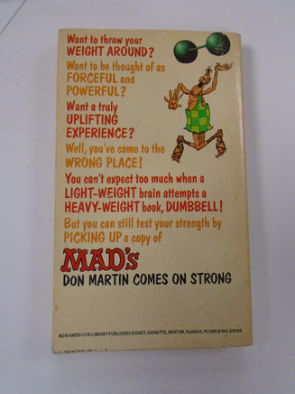 Vintage MAD Magazine Paperback Book: Don Martin Comes On Strong 1971 | Ozzy's Antiques, Collectibles & More
