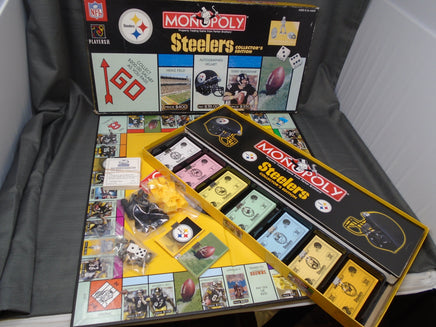 NFL Pittsburgh Steelers Monopoly Game Collectors Edition 2004- Missing Rules & Steelers Helmet Pewter Token | Ozzy's Antiques, Collectibles & More