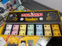 NFL Pittsburgh Steelers Monopoly Game Collectors Edition 2004- Missing Rules & Steelers Helmet Pewter Token | Ozzy's Antiques, Collectibles & More