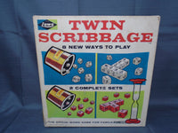 Vintage 1965 Twin Scribbage Game- Missing Timer