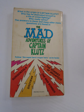 Vintage MAD Magazine Paperback Book: Don Martin The Mad Adventures Of Captain Klutz | Ozzy's Antiques, Collectibles & More
