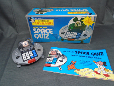 Vintage 1980 Electronic Mickey Mouse Space Quiz Game- Never Used, Works Great  Batteries Not Included | Ozzy's Antiques, Collectibles & More
