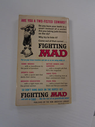 Vintage MAD Magazine Paperback Book: Fighting Mad 1961 | Ozzy's Antiques, Collectibles & More