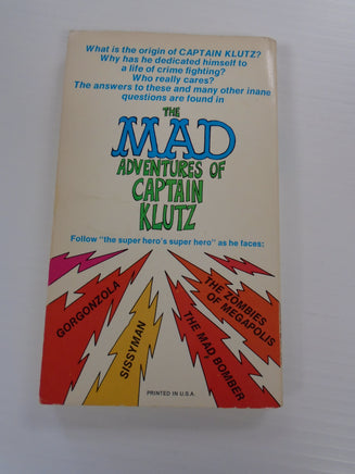 Vintage MAD Magazine Paperback Book: Don Martin The Mad Adventures Of Captain Klutz 1980 | Ozzy's Antiques, Collectibles & More