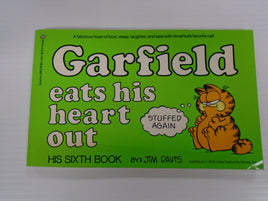 VIntage 1983 Garfield Eats His Heart Out by Jim Davis