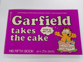 Vintage 1982 Garfield Takes The Cake  by Jim Davis