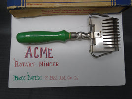 Vintage Acme Rotary Mincer -1932 | Ozzy's Antiques, Collectibles & More