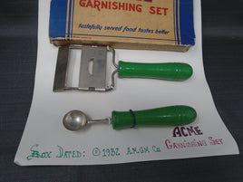 Vintage Acme Garnishing Set -1932 | Ozzy's Antiques, Collectibles & More