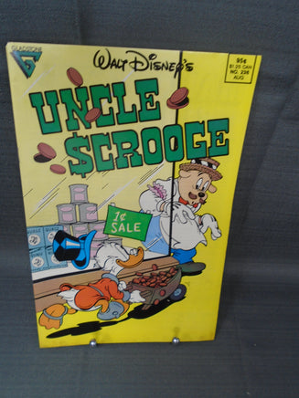 Vintage Walt Disney Uncle Scrooge Comic Aug 1989   No. 236 Aug 1989 | Ozzy's Antiques, Collectibles & More