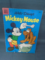 Vintage Walt Disney Mickey Mouse Comic Aug-Sept 1956 No.49  Aged pages | Ozzy's Antiques, Collectibles & More