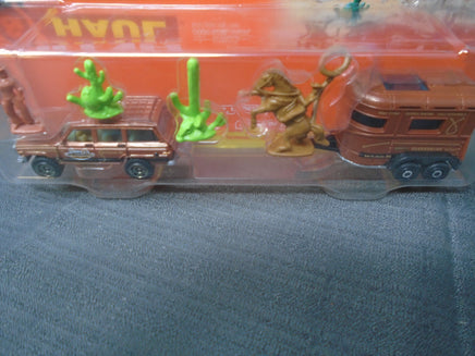 Matchbox Hitch & Haul - Jeep Wagoneer And Pony Trailer | Ozzy's Antiques, Collectibles & More