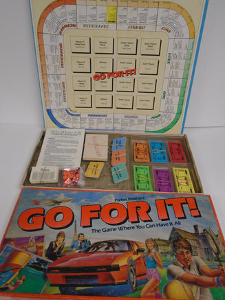 Vintage 1985 Parker Brothers Go For It Board Game | Ozzy's Antiques, Collectibles & More