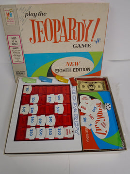 Vintage Milton Bradley 1964 Play The Jeopardy Game  -New 8th Edition | Ozzy's Antiques, Collectibles & More